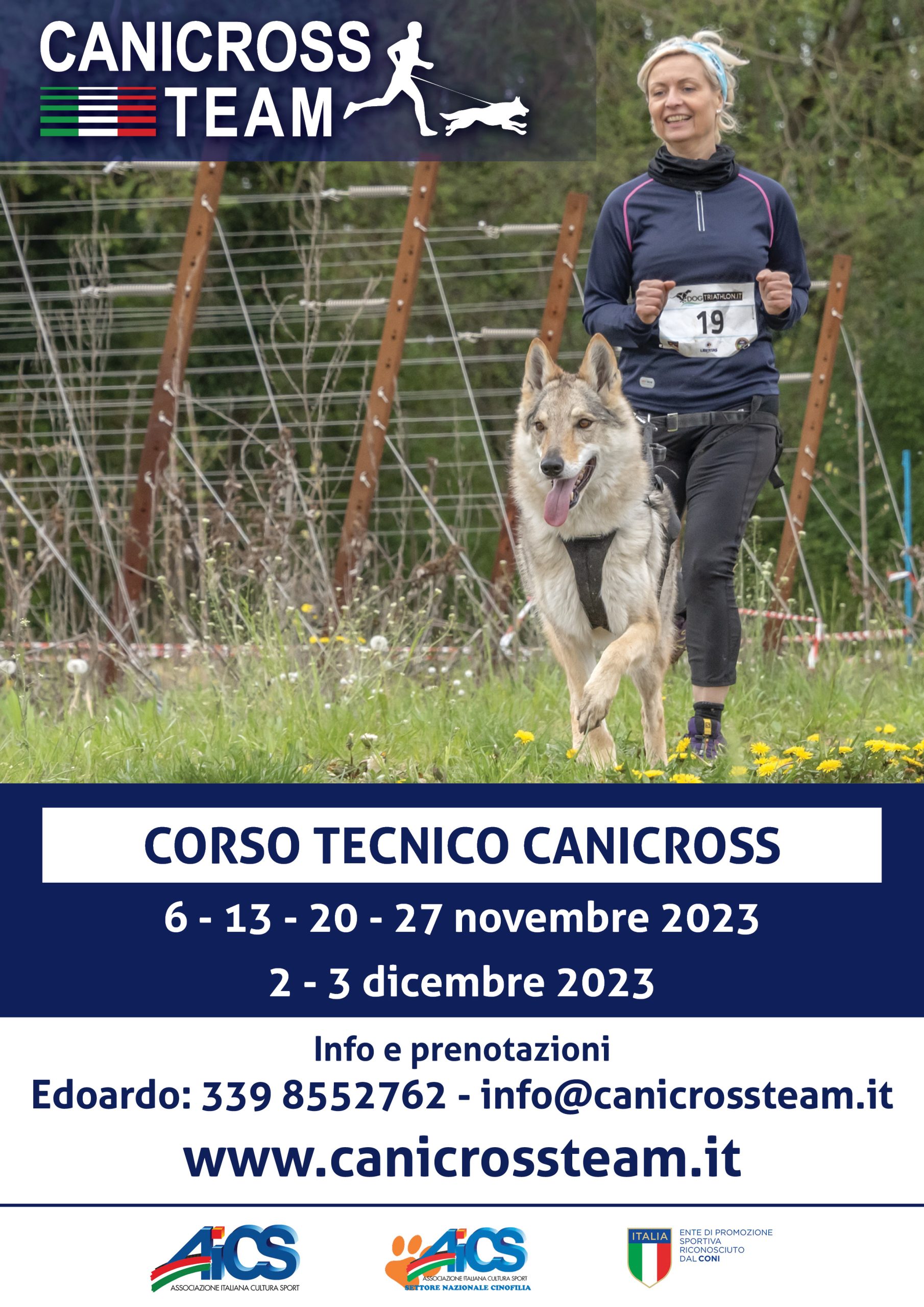 CORSO TECNICO CANICROSS TRAIL